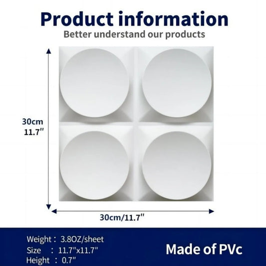 12/20/30pcs 3D pvc wall panels for indoor wall decoration, for living room hall bedroom hotel office,including tape