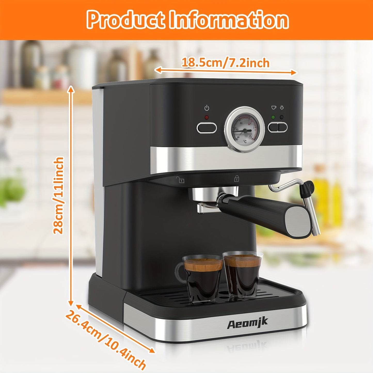 Semi-Automatic Espresso Machine