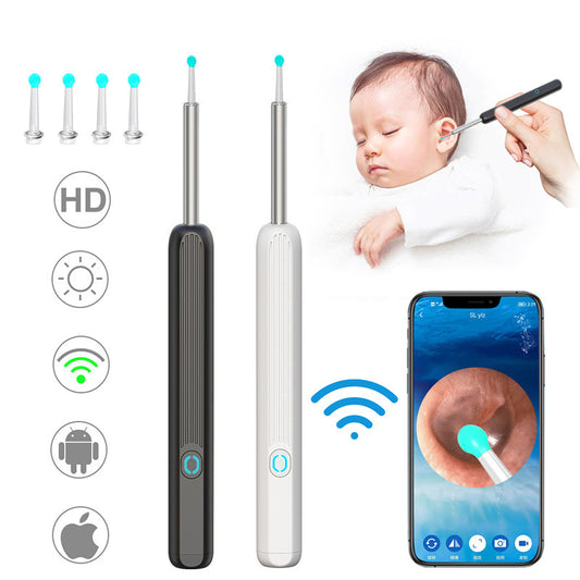 NE3 Ear Cleaner Otoscope Ear Wax Removal Tool With Camera LED Light Wireless