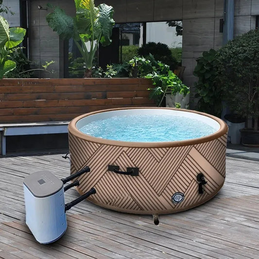 180cm X 65cm and 208cm X 70cm SPA TUB 840L/H Portable Spa Pool Inflatable Jacuzzis Outdoor Spa Bathtub Eco-Friendly Waterproof