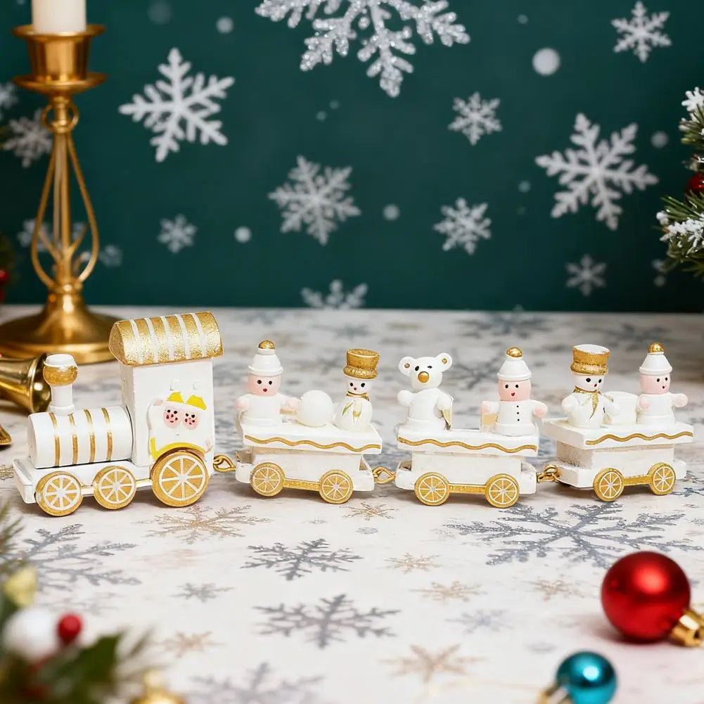 Christmas Train Merry Christmas Decorations For Home 2025 Cristmas Ornament Xmas Navidad Noel Gifts Happy New Year 2026 Gifts