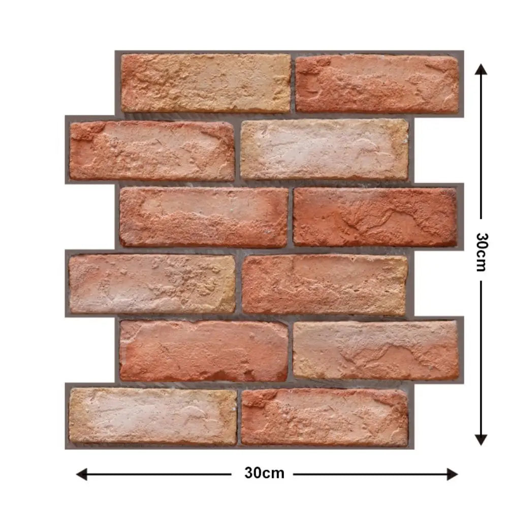Waterproof Bedroom Brick Design Wallboard Renovation Background Wallpaper 3D Wallpaper For Wall Decoration Wall Decal