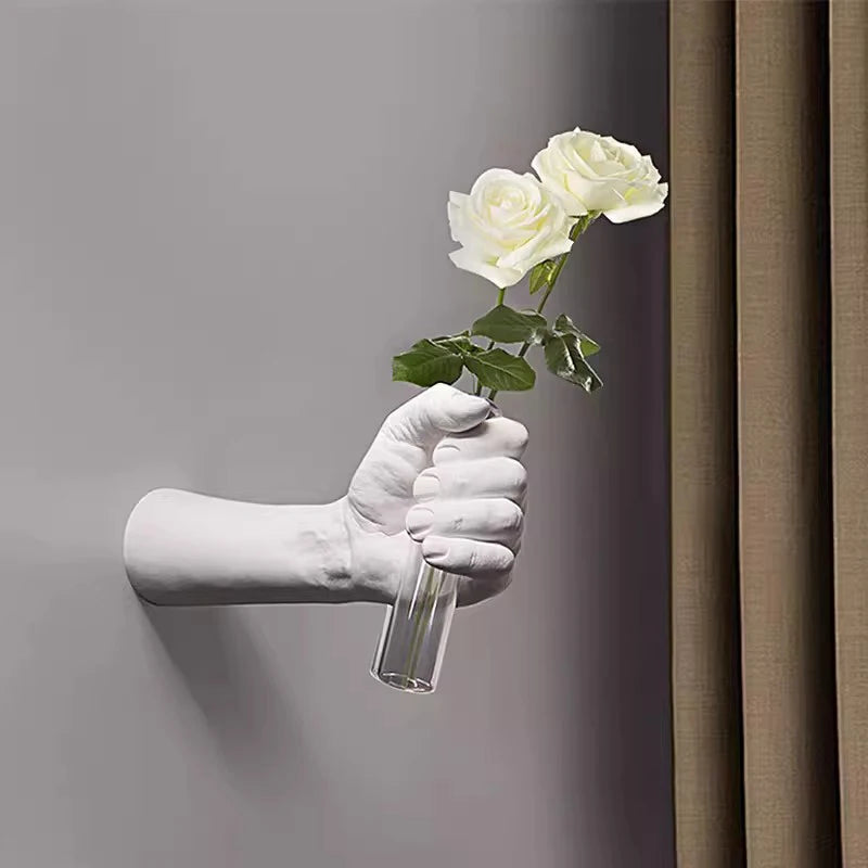 Wall Vase Modern Living Room Decoration Vases Creative Art Accessories Design Vase Aesthetic Home Ornament Vases Small Sculpture