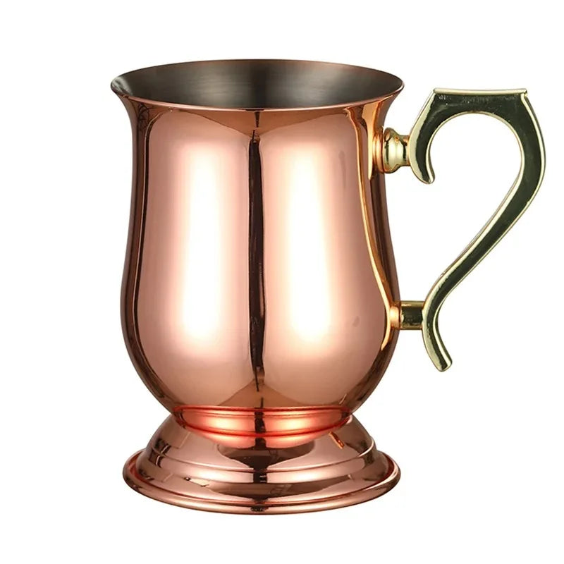 340ml Moscow Mule Mug Copper Plated Mug Blue Blazer Mugs Cocktail Mug