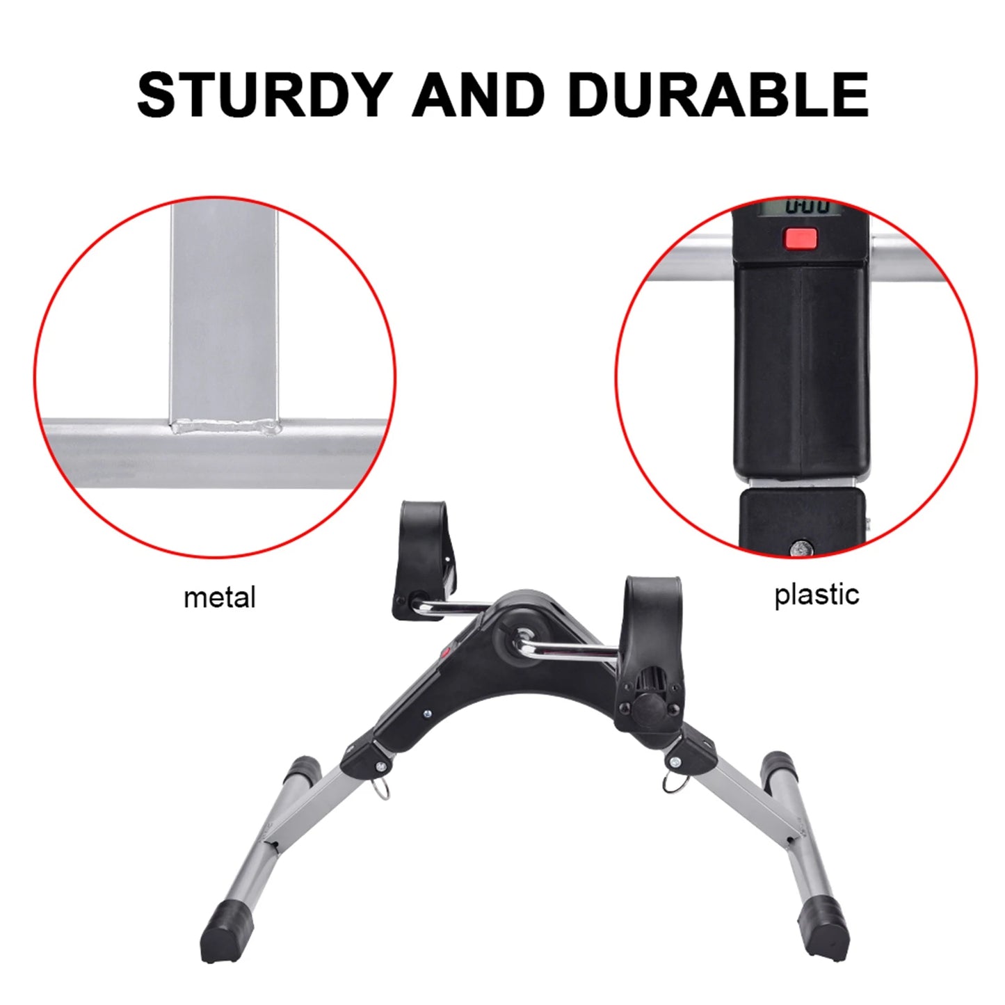 Cycling Trainer Exercise Cycling Gym Exercise Indoor Folding Cycling Trainer Cycle Pedal Fitness Exerciser Leg Workout