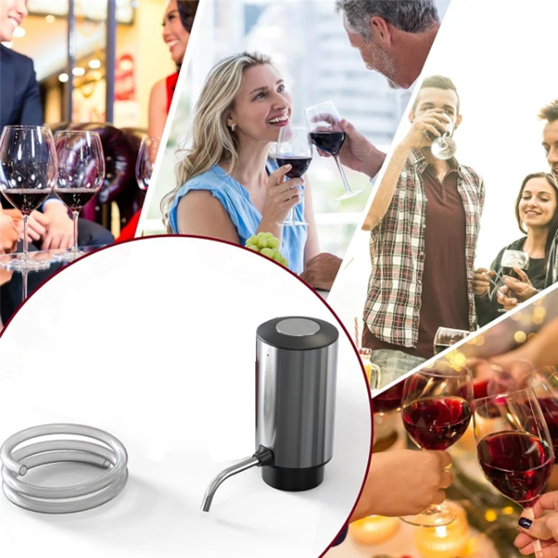VELIF-Wine Aerator Electric Wine Decanter Automatic Wine Aerator, Wine Dispenser With USB For Wine Enthusiasts And Own Use