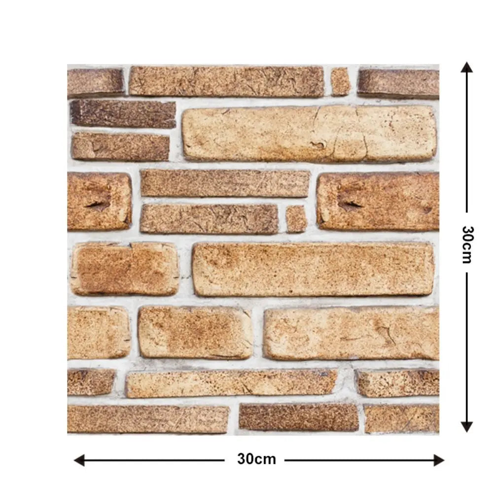 Waterproof Bedroom Brick Design Wallboard Renovation Background Wallpaper 3D Wallpaper For Wall Decoration Wall Decal