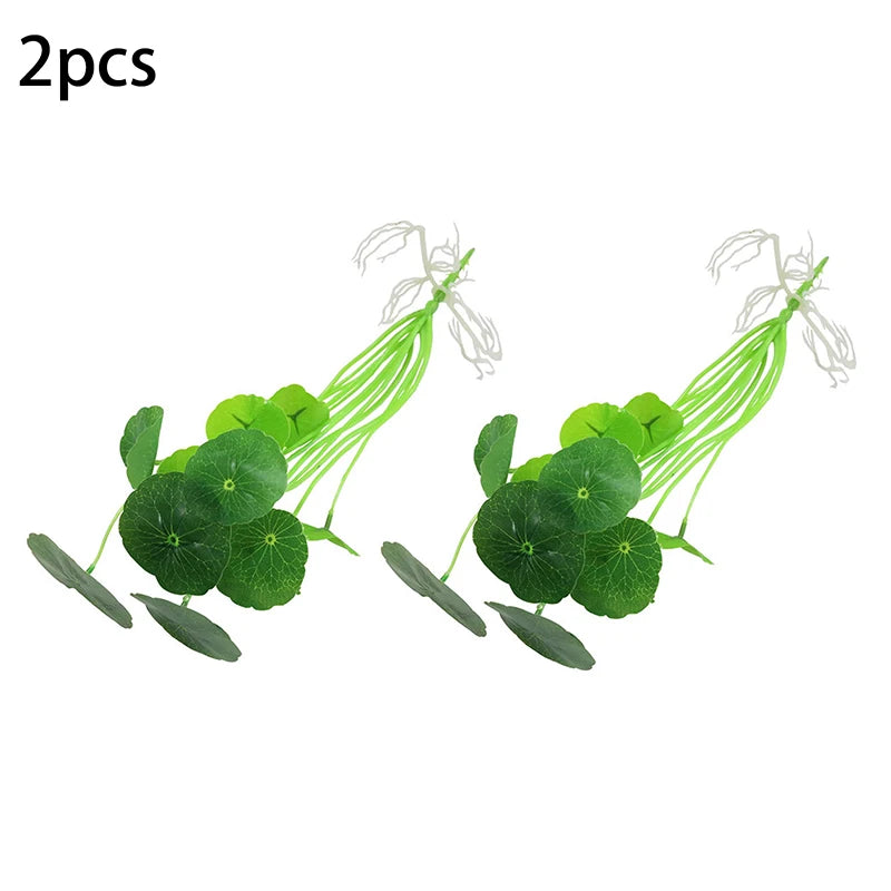 Artificial Plants Lotus Leaf Potting Materials Festival Home Room Decor Household Product Outdoor Garden YardGreen Plants Bonsai