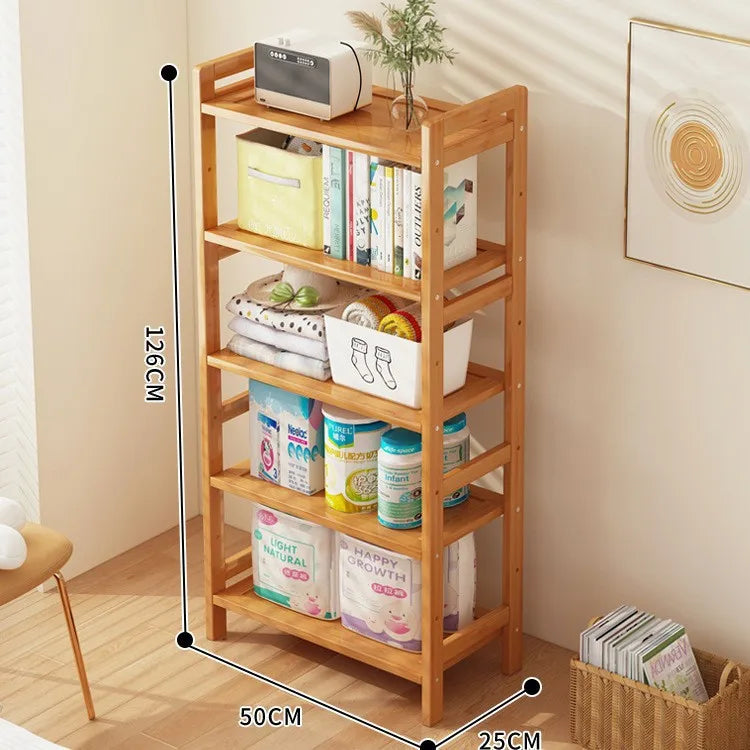 Kitchen shelf, floor standing multi-layer product collection, household pot seasoning shelf, fruit and vegetable bowl and dish