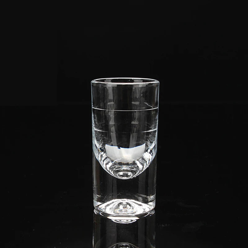 15ml/30ml/80ml/120ml Thick Bottomed Shot Glass Spirits Cup Vodka Glass Vintage Transparent High End Foreign Wine Glass Drinkware