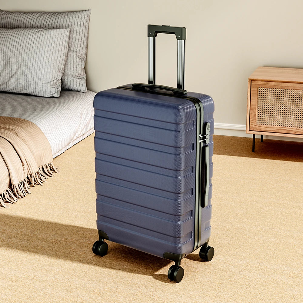 【Sheonly】Hardshell Rolling Luggage Trolley Travel Case, 20" 