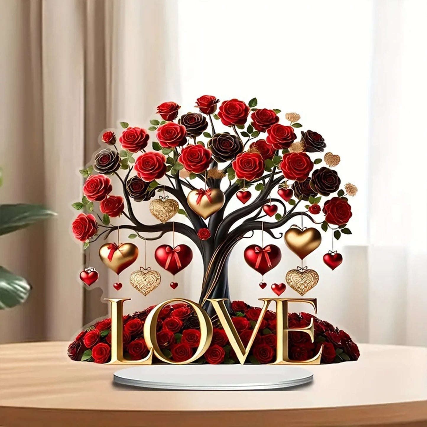 Valentine's Day "LOVE" Letter Ornaments Home Decoration Craft Gift Valentines Day Desktop Ornaments Bar Party Decoration Props