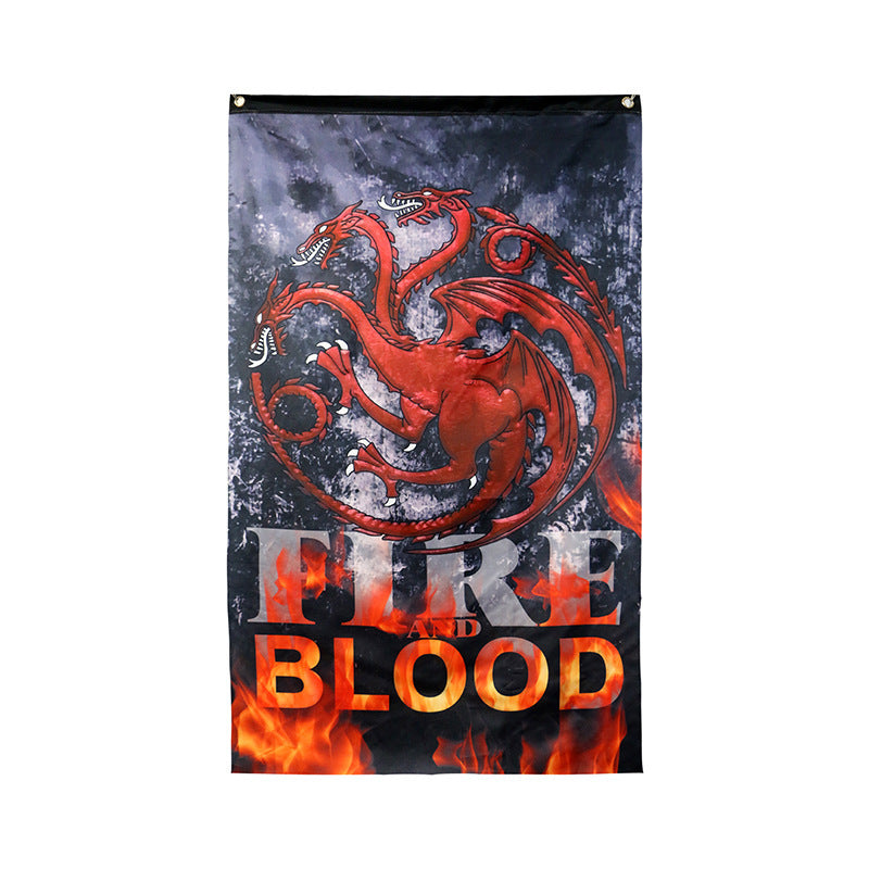 New Home Map Decoration Flag